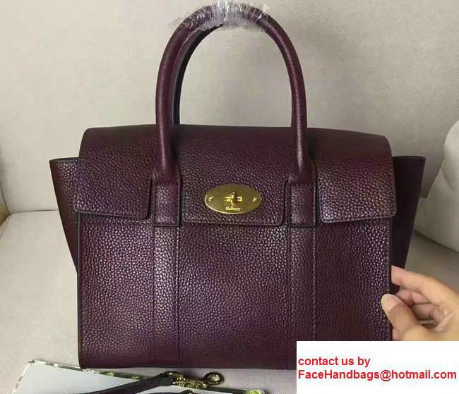 Classic Grain Bayswater Small Bag with Strap Oxblood 2017