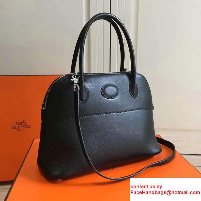 Hermes Bolide Tote Bag 27cm in Original Leather Black