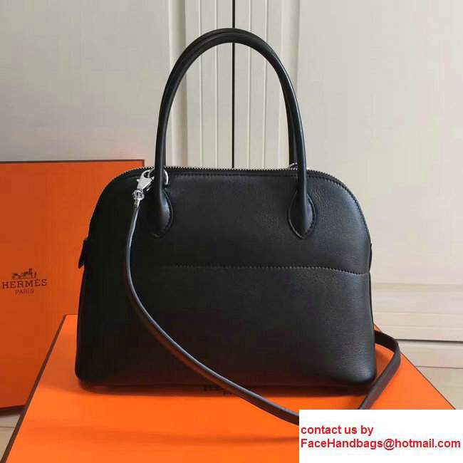 Hermes Bolide Tote Bag 27cm in Original Leather Black