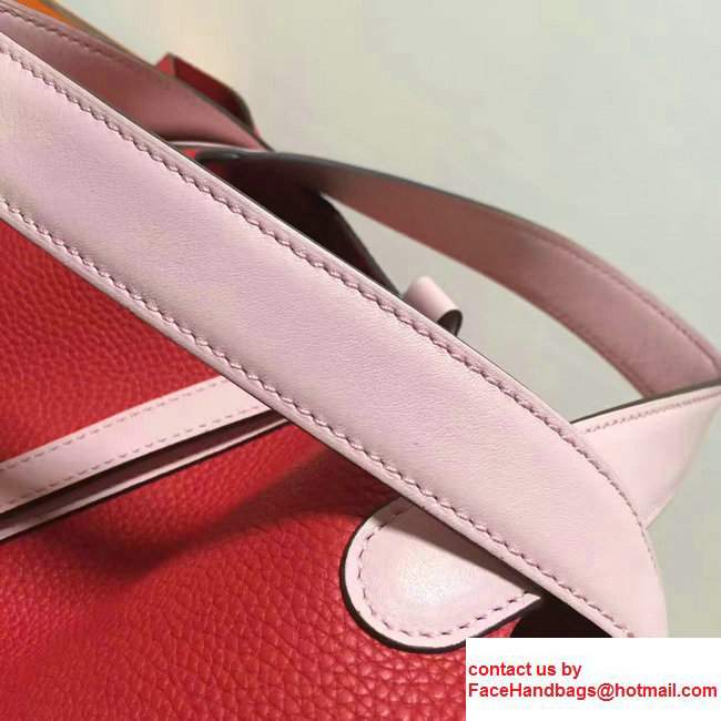 Hermes Original Togo Leather Picotin Lock PM/MM Bag Red/Pink