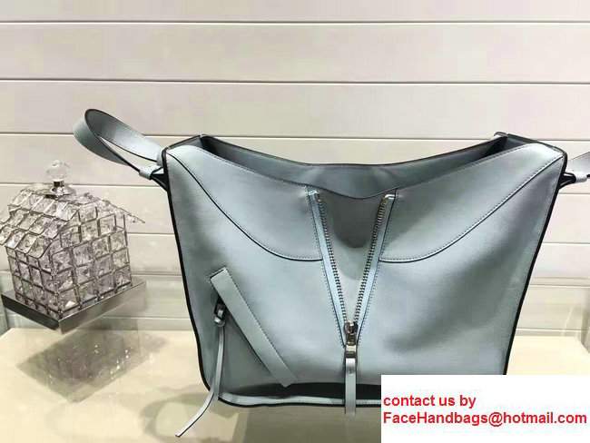 Loewe Calfskin Hammock Small Bag Light Blue 2017