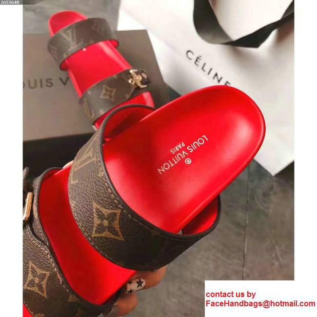 Louis Vuitton Bom Dia Mules Sandals 1A29GQ Rouge 2017