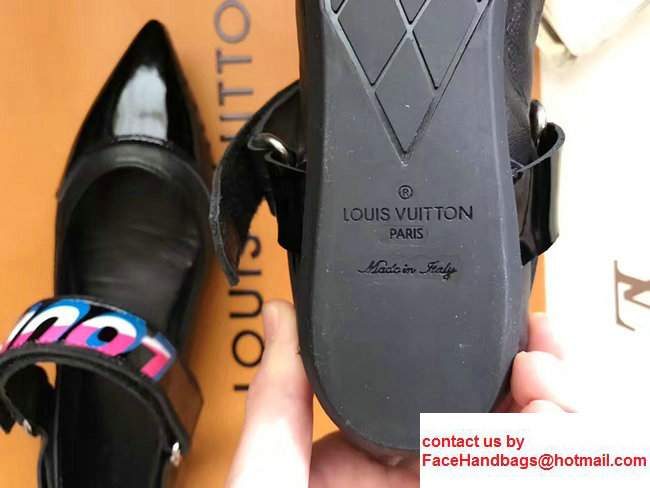 Louis Vuitton Deep Sea Flat Ballerinas 1A2OC2 Noir 2017