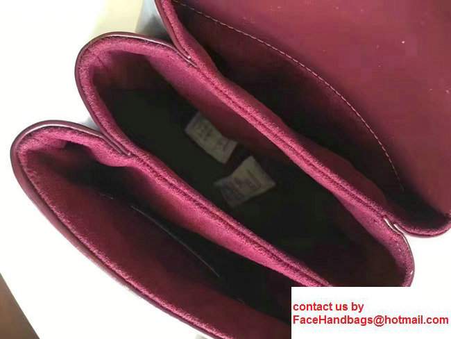 Marc Jacobs St. Marc Small Top Handle Bag Burgundy 2017