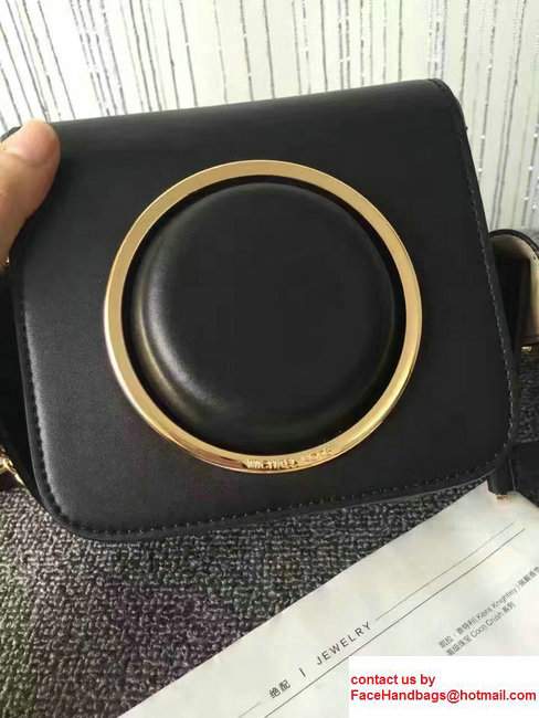 Michael Kors Scout Medium Leather Camera Bag Black 2017