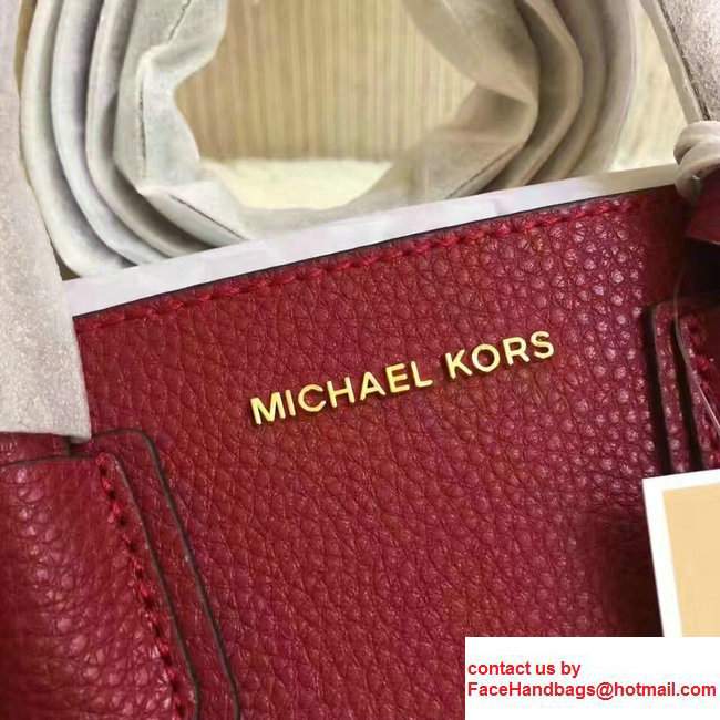 Michael Kors Studio Mercer Leather Tote Bag Red 2017