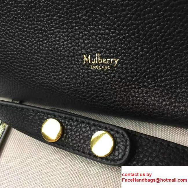 Mulberry Natural Leather Camden Hobo Bag Black 2017