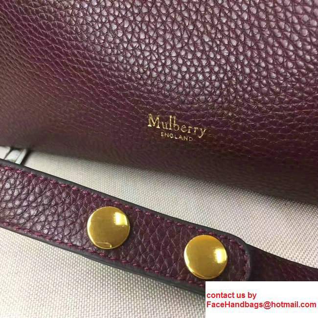 Mulberry Natural Leather Camden Hobo Bag Oxblood 2017