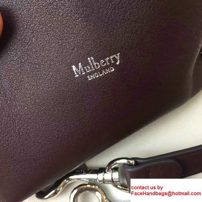 Mulberry Natural Leather Camden Hobo Bag Studded Oxblood 2017