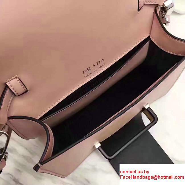 Prada Plex Ribbon Bag 1BD067 Light Pink/Black 2017