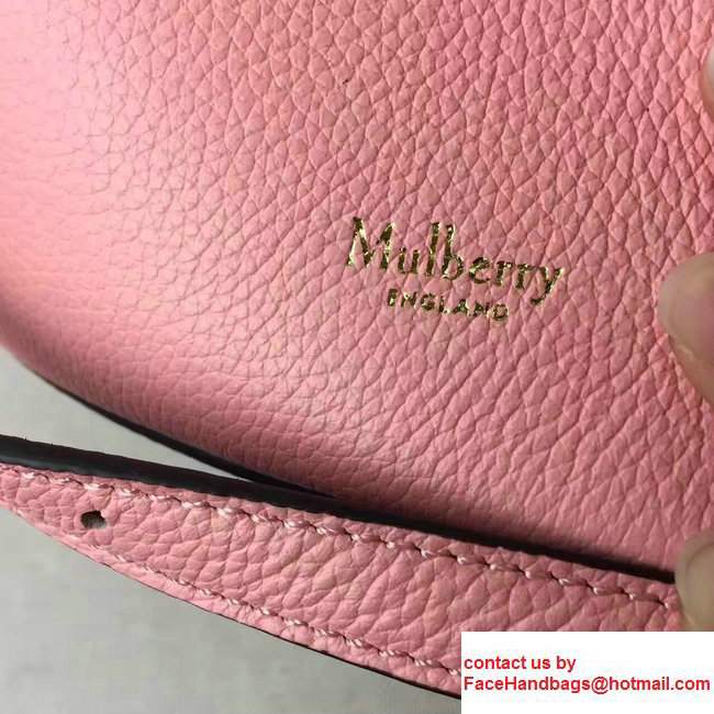 Mulberry Small Classic Grain Abbey Drawstring Bucket Bag Pink/Red 2017