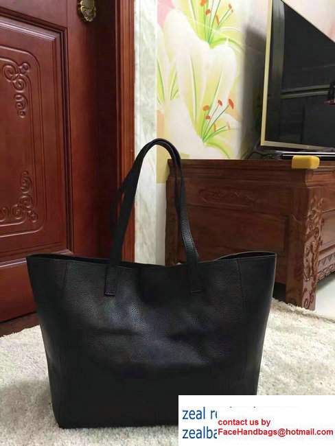 Mulberry Soft Small Grain Tessie Tote Bag Black