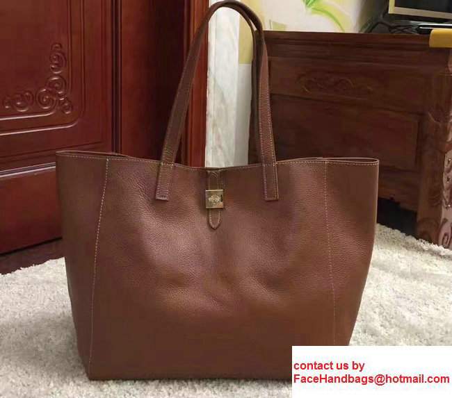 Mulberry Soft Small Grain Tessie Tote Bag Oak - Click Image to Close