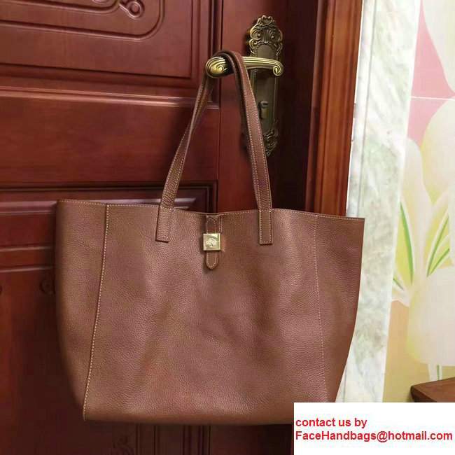 Mulberry Soft Small Grain Tessie Tote Bag Oak