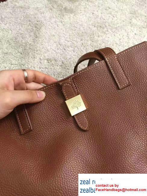 Mulberry Soft Small Grain Tessie Tote Bag Oak