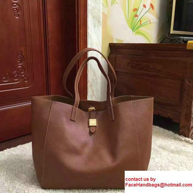 Mulberry Soft Small Grain Tessie Tote Bag Oak