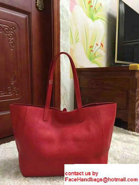 Mulberry Soft Small Grain Tessie Tote Bag Red