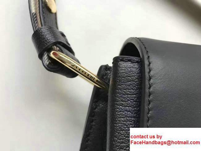 Burberry The Buckle Crossbody Bag In Leather 40496101 Black