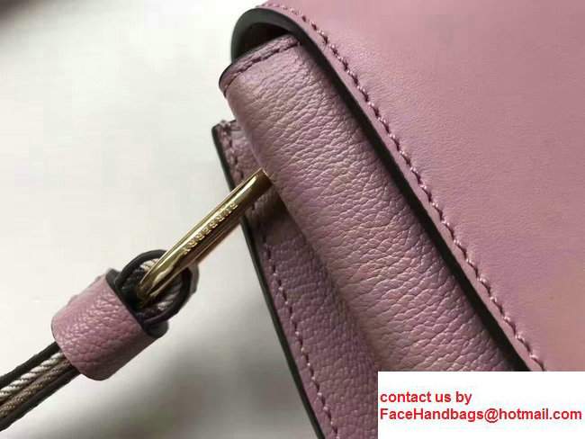 Burberry The Buckle Crossbody Bag In Leather 40496101 Pink