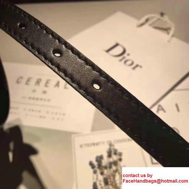 Dior J'adior Width 1.5cm Calfskin Belt With Aged Metal Black/Brown/Light Brown/White 2017