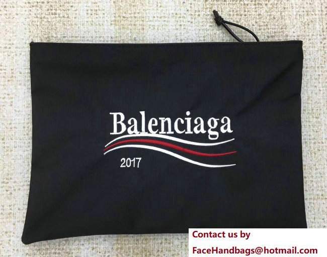 Balenciaga 2017 Embroidered Pouch Clutch Small Bag - Click Image to Close