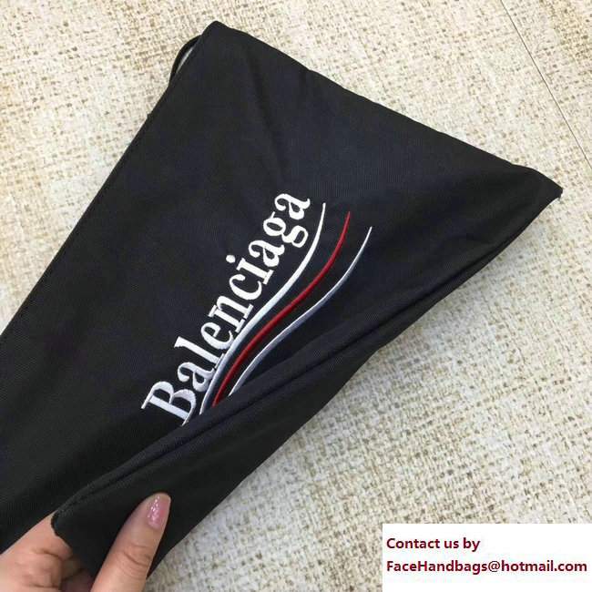 Balenciaga 2017 Embroidered Pouch Clutch Small Bag