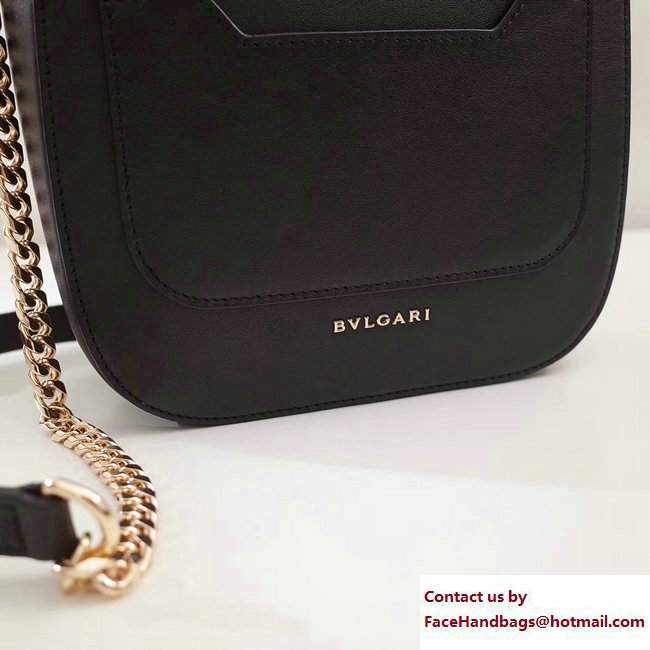 Bvlgari Divas Dream Flap Cover Medium Bag Black 2017