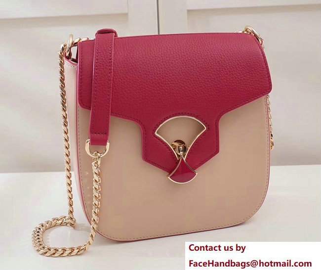 Bvlgari Divas Dream Flap Cover Medium Bag Fuchsia/Nude 2017