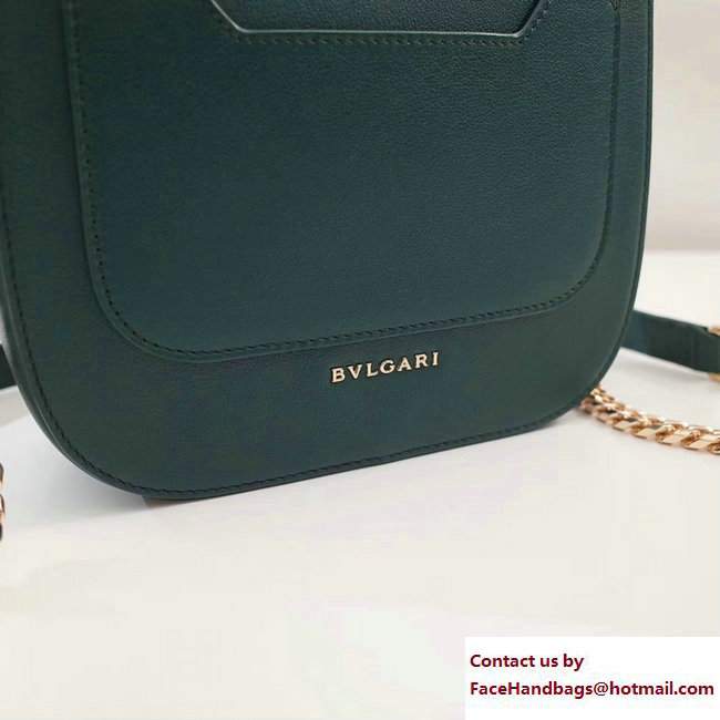 Bvlgari Divas Dream Flap Cover Medium Bag Green 2017