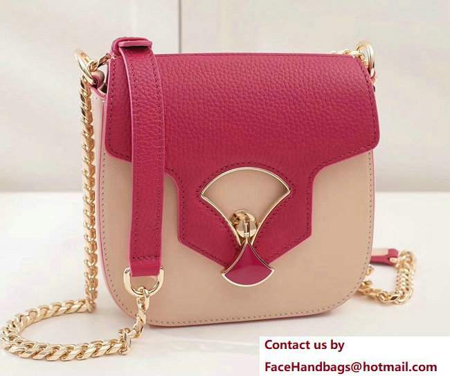 Bvlgari Divas Dream Flap Cover Small Bag Fuchsia/Nude 2017