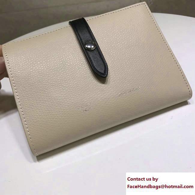 Celine Strap Medium Multifunction Wallet 104813 Beige/Black