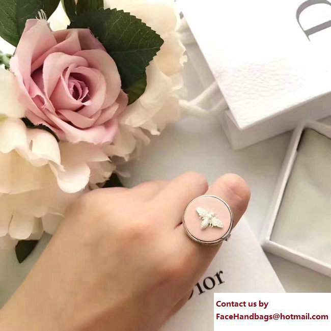 Dior D Cameo Bee Ring Pink 2017