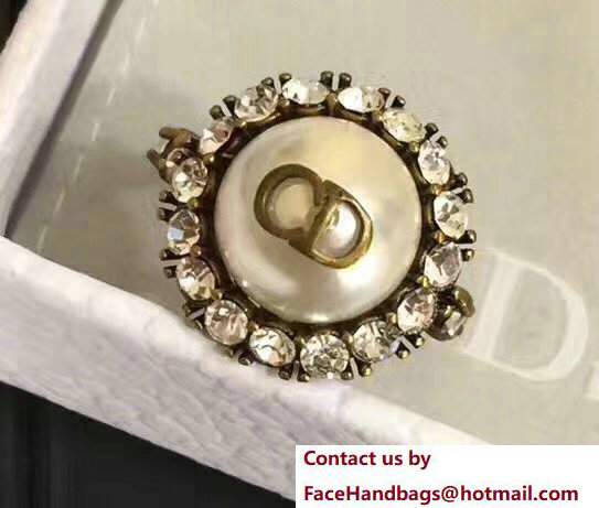 Dior D Cameo CD Ring White 2017