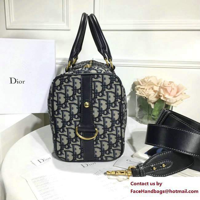 Dior Oblique Signature Canvas Duffel Large Bag Black 2017/2018