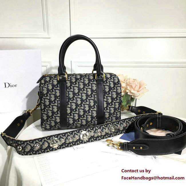 Dior Oblique Signature Canvas Duffel Small Bag Black 2017/2018