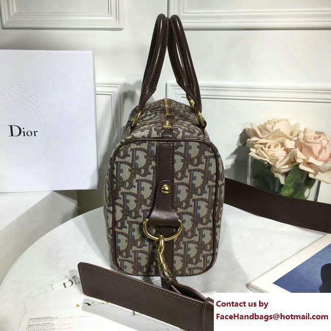 Dior Oblique Signature Canvas Duffel Small Bag Coffee 2017/2018