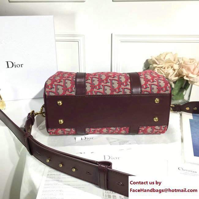 Dior Oblique Signature Canvas Duffel Small Bag Red 2017/2018