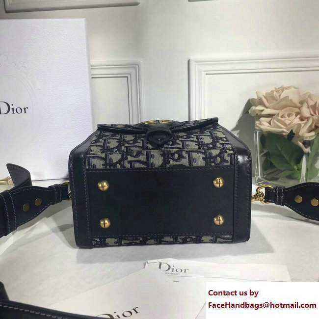 Dior Oblique Signature Canvas Tote Bag Black 2017/2018