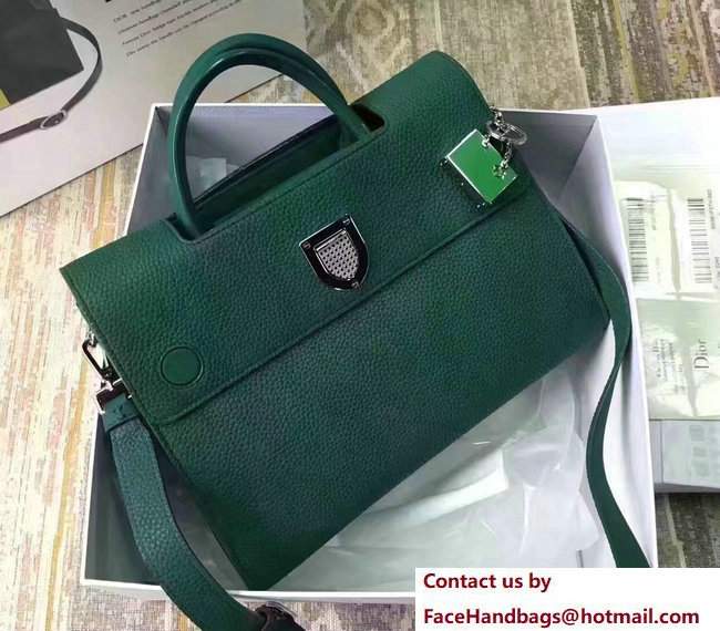 Dior grained Calfskin Diorever Tote Medium Bag jade green