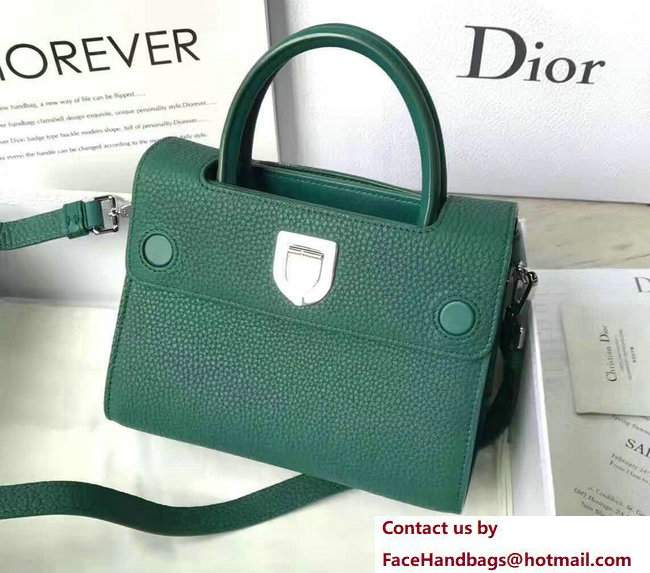 Dior grained Calfskin Diorever Tote Mini Bag jade green