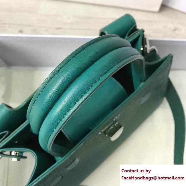 Dior grained Calfskin Diorever Tote Mini Bag jade green