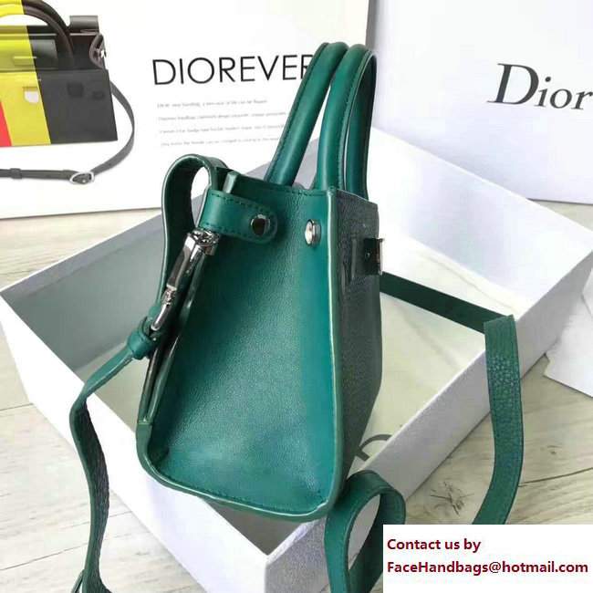 Dior grained Calfskin Diorever Tote Mini Bag jade green