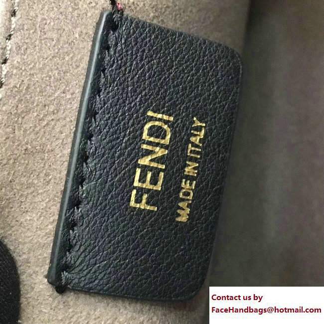 Fendi Medium Kan I Logo Bag Blue 2017