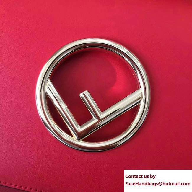 Fendi Medium Kan I Logo Bag Cerise 2017