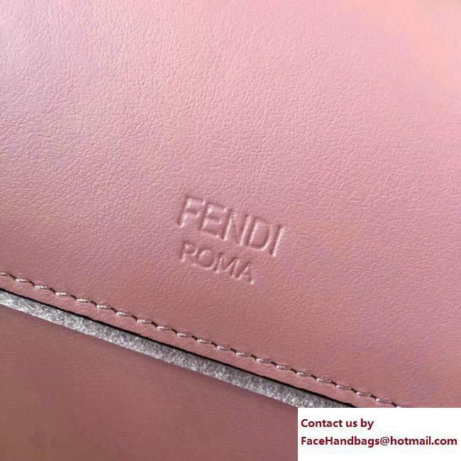 Fendi Medium Kan I Logo Bag Pink 2017