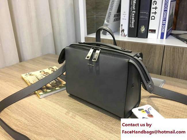 Fendi Mini Messenger Shoulder Bag Gray 2017