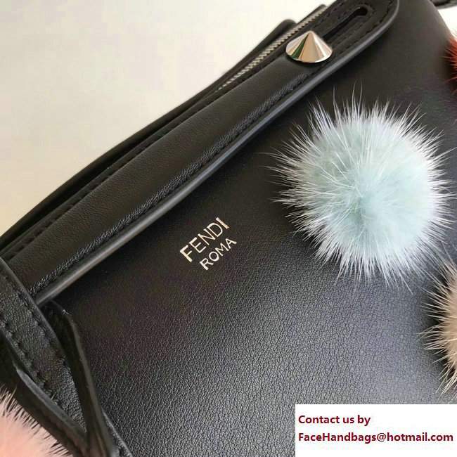 Fendi Mink Fur Pompoms By The Way Small Bag 2017