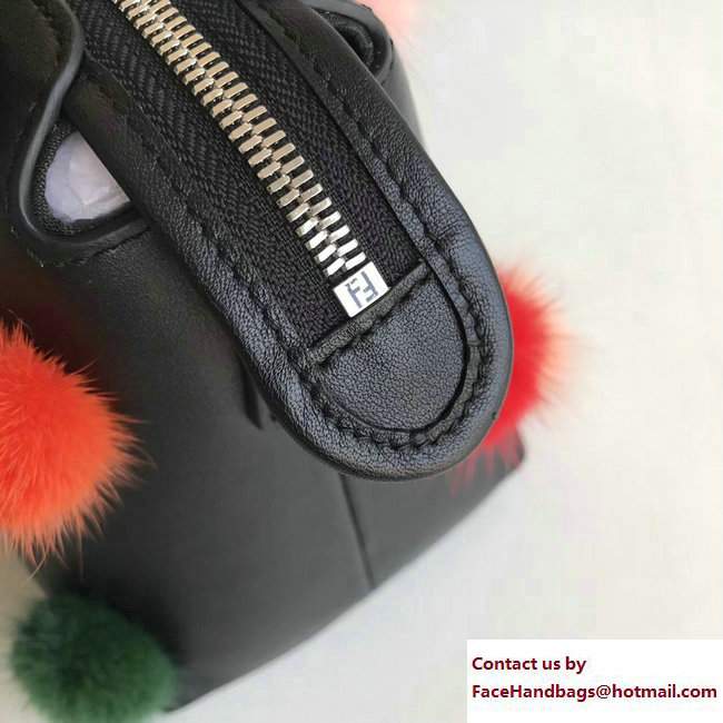 Fendi Mink Fur Pompoms By The Way Small Bag 2017