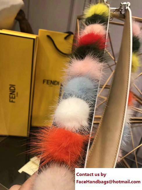 Fendi Mink Fur Pompoms Strap You 2017