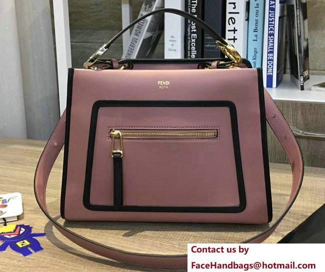 Fendi Rigid Structure Runaway Small Tote Bag Pink 2017